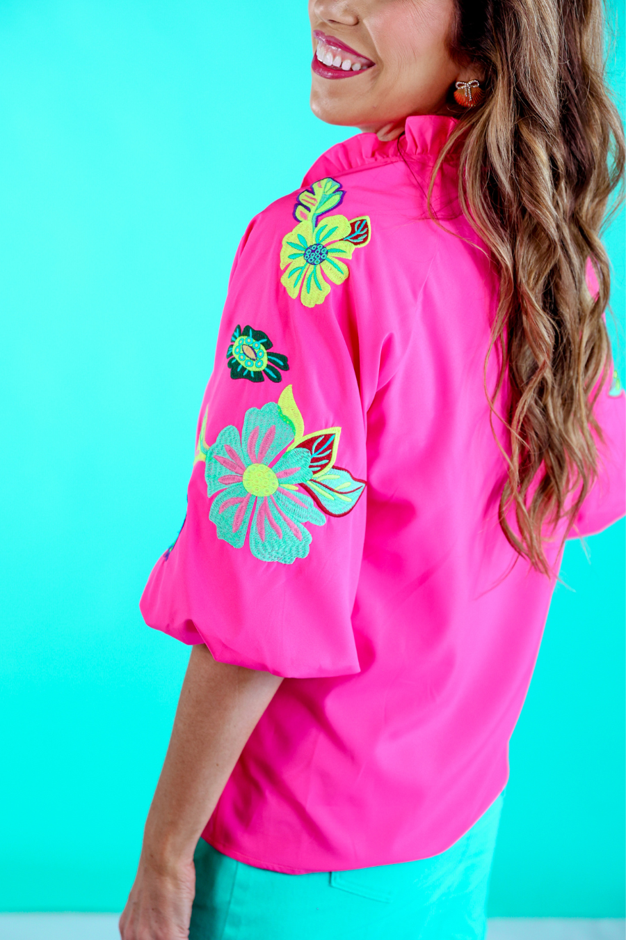 PREORDER-Daphne Embroidered Top