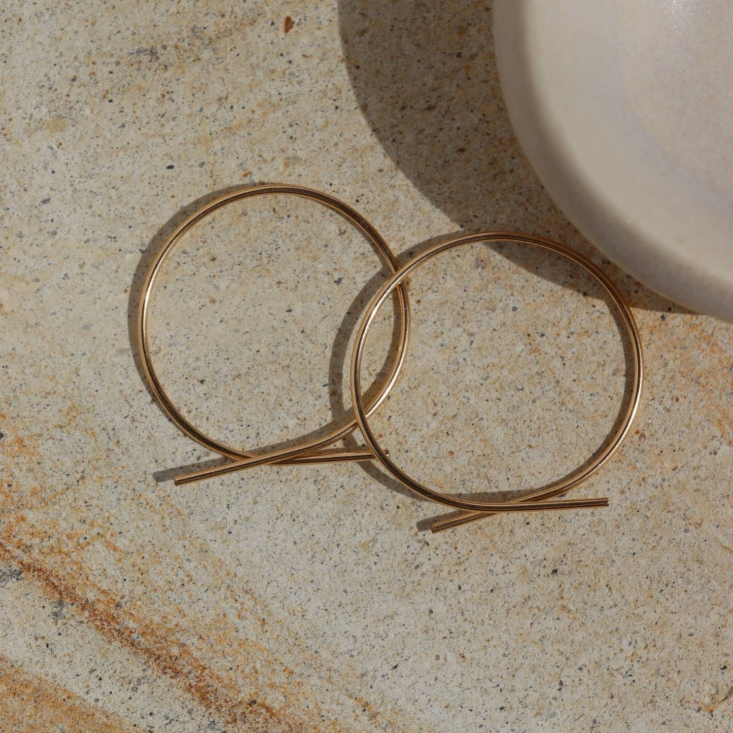 Sunset Hoops - Hibiscus & Vine