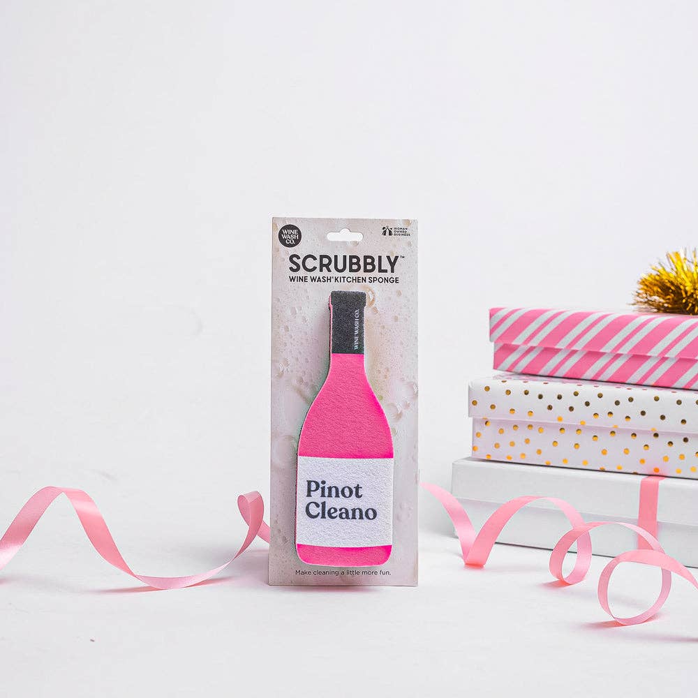 Pink pinot cleano swine shaped sponge