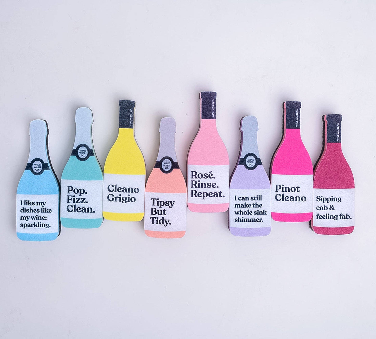 Pink pinot cleano swine shaped sponge and other fun colors