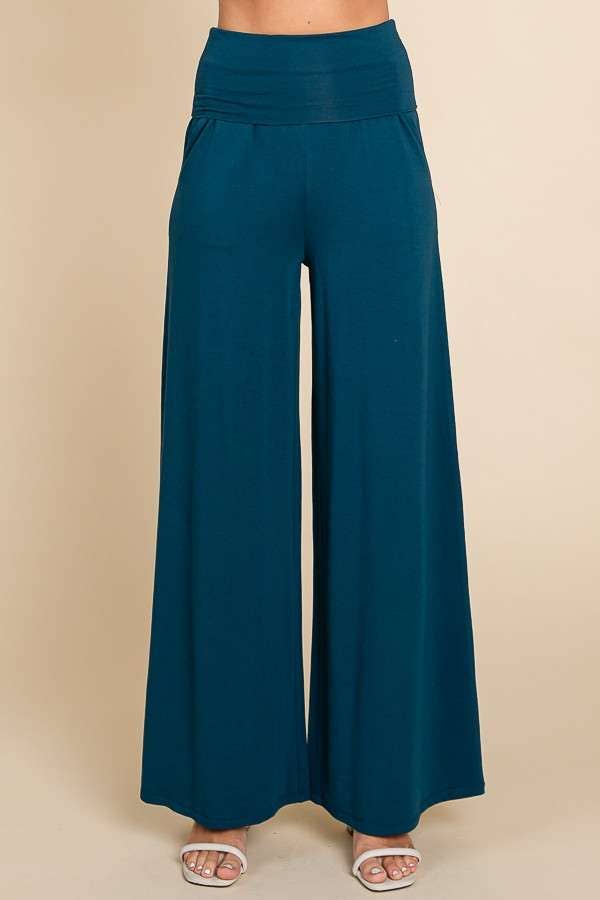 Foldable Waist Band Palazzo Pants Culture Code