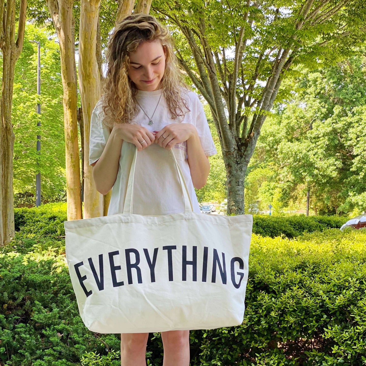 For Everything Canvas Tote - Hibiscus & Vine