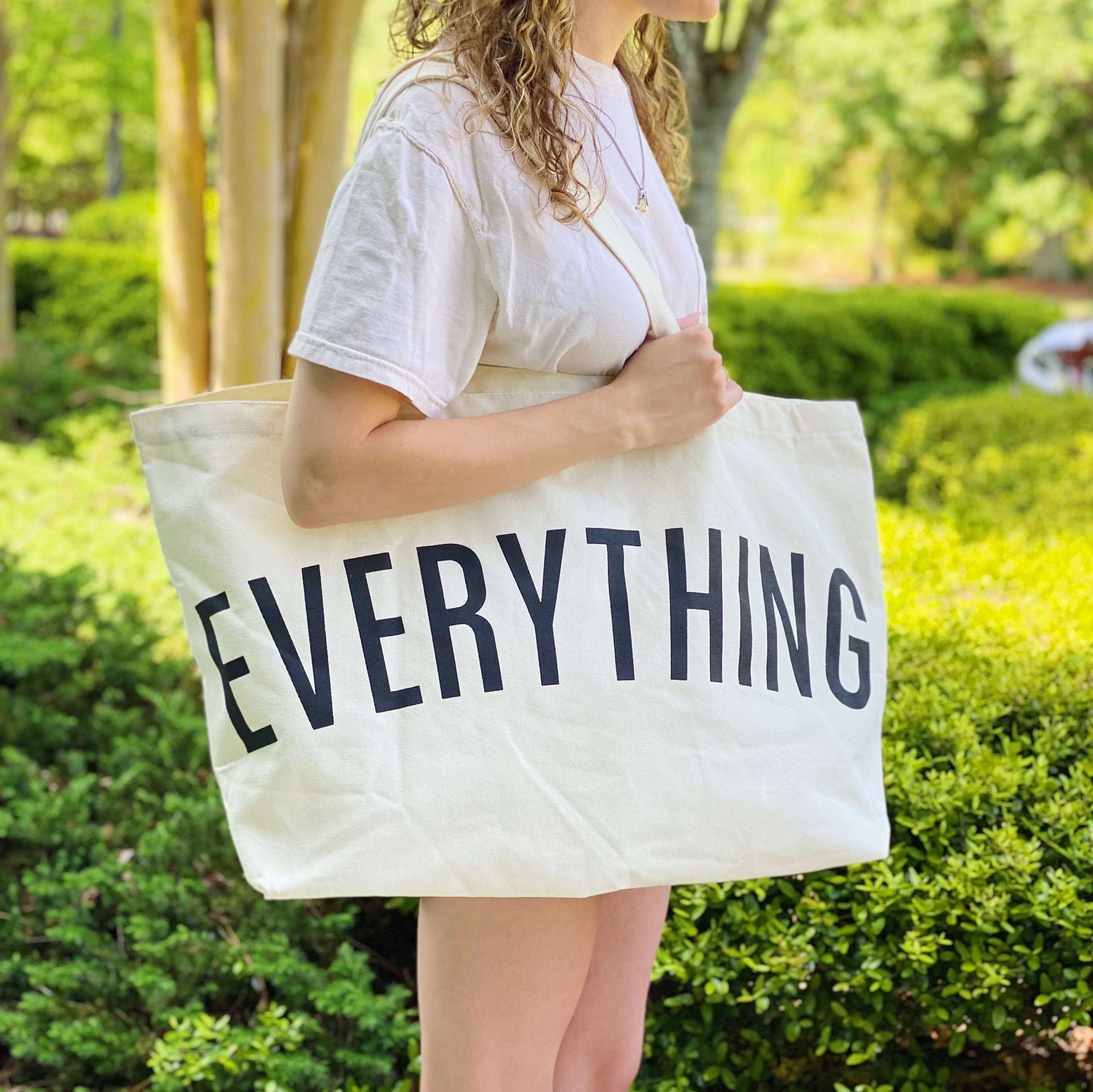 For Everything Canvas Tote - Hibiscus & Vine