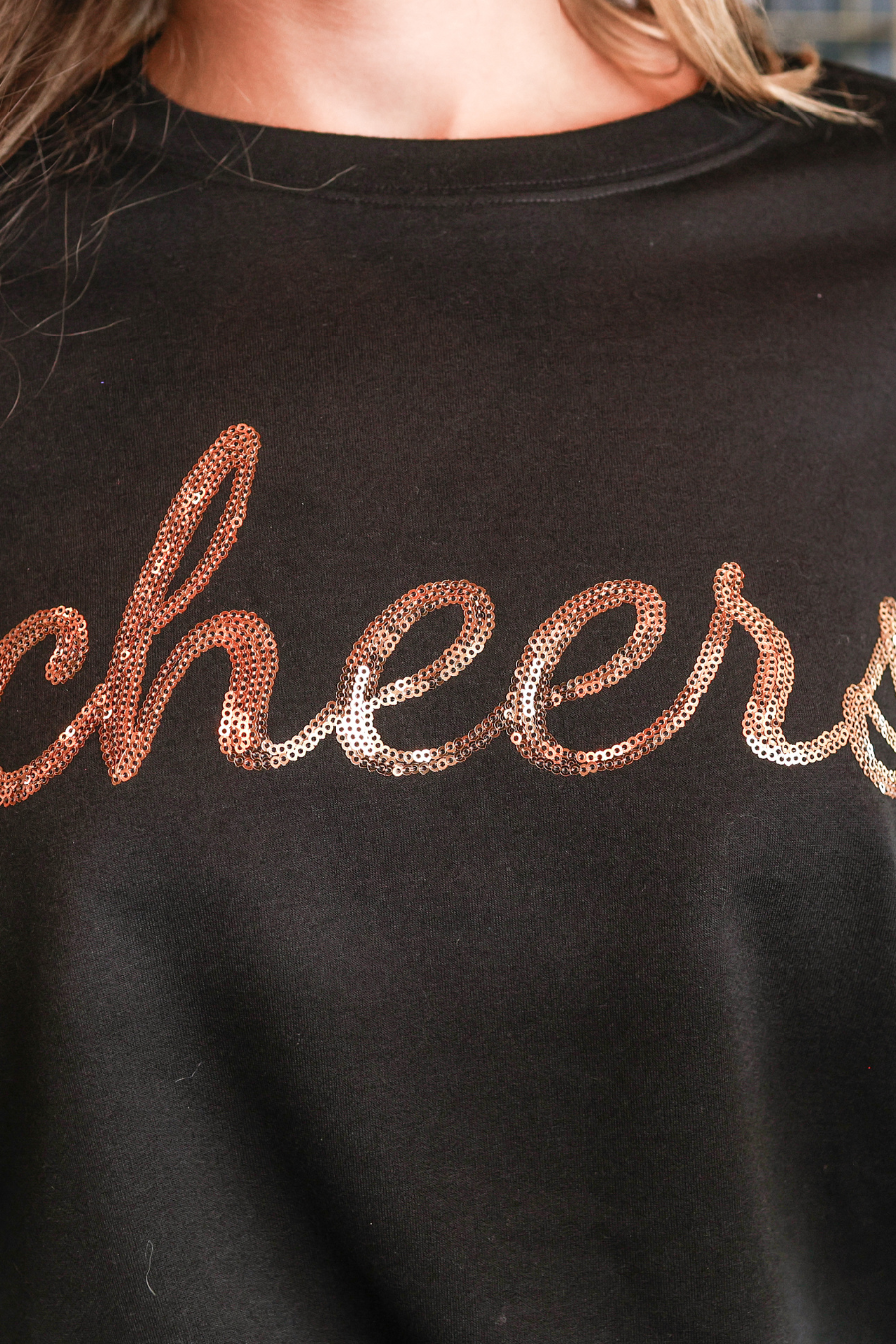 PREORDER Cheers Sequin Stars Sweatshirt