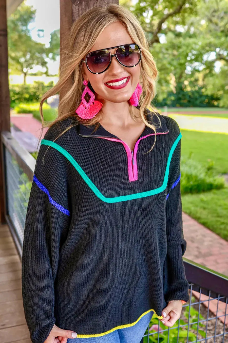 Next Level Quarter Zip Pullover Jess Lea