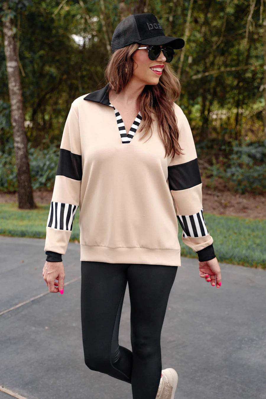 PREORDER-Wesley Luxe Color Block Top