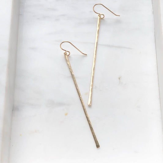 Matchstick Earrings - Hibiscus & Vine